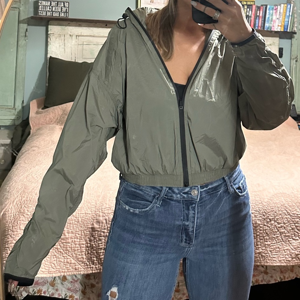 YPB bomber jacket with zippered hood